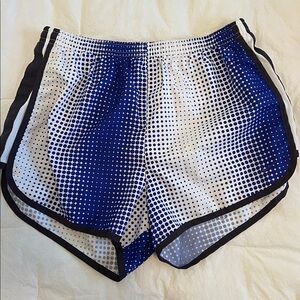 Nike Blue and White Dri-FIT Shorts sz Small